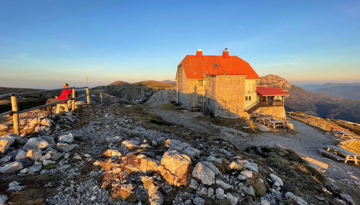 Abend am Schneealpenhaus | © Dr. Peter Sickenberger