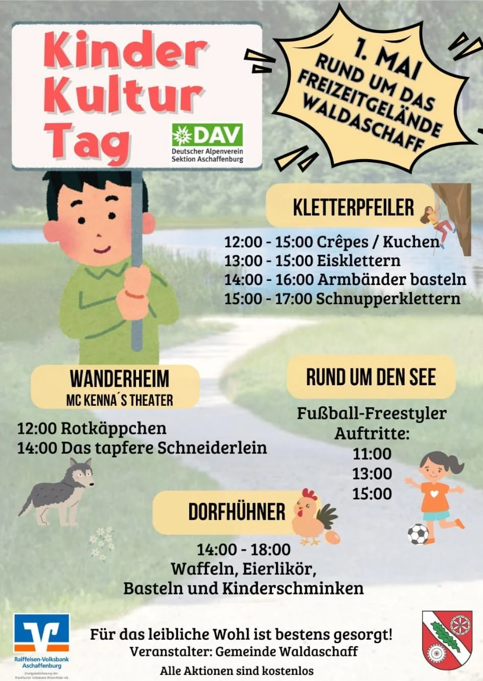 Plakat Kinder Kultur Tag 2025 | © Gem. Waldaschaff