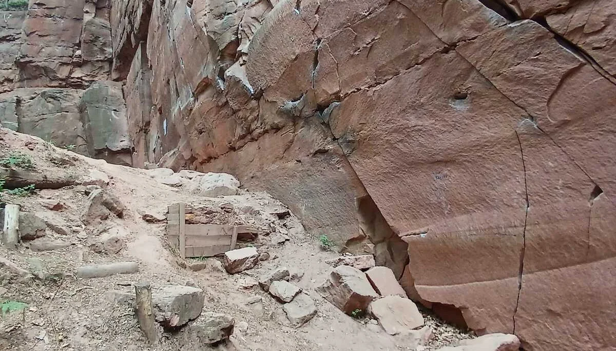 Vor dem bau einer Mauer | © DAV AB