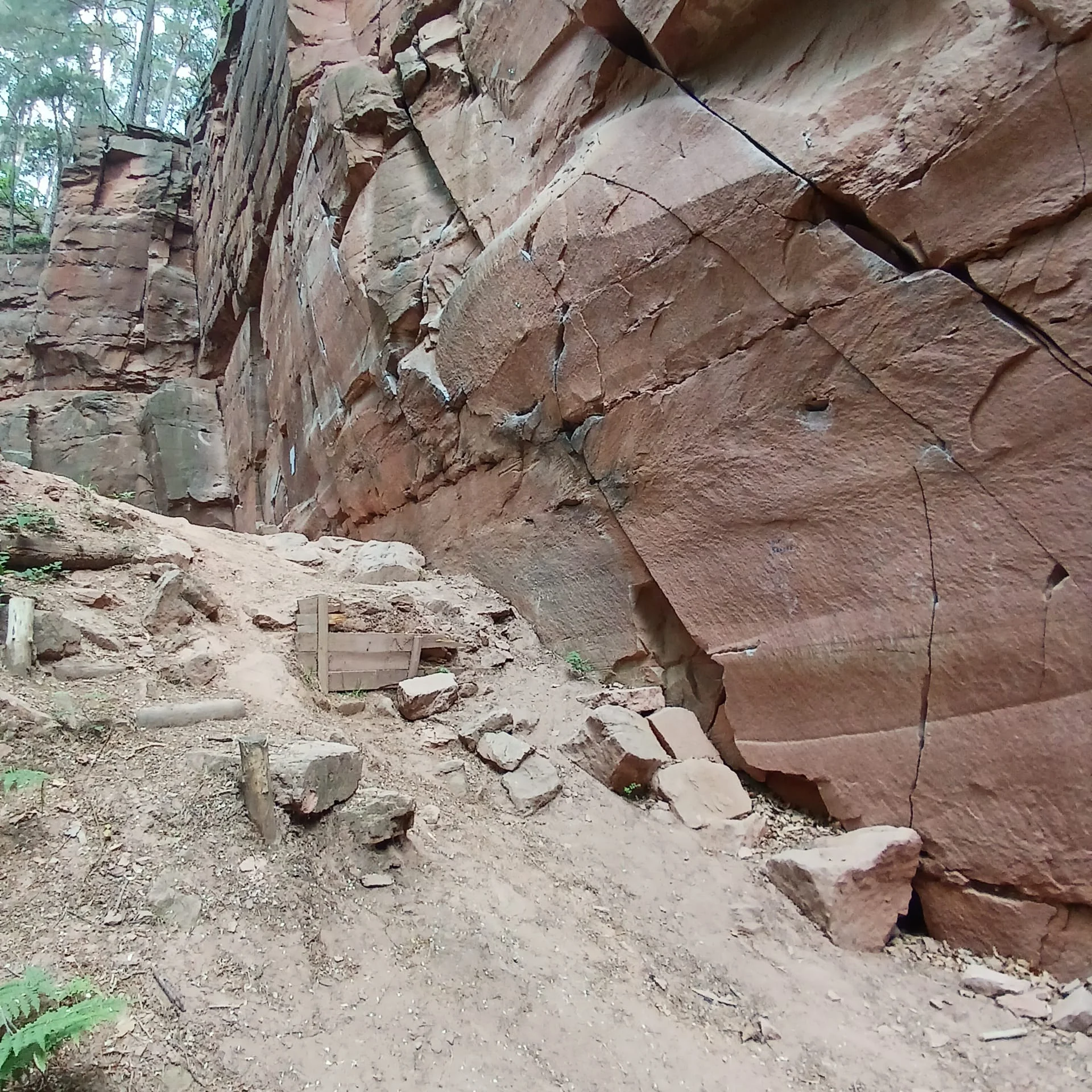 Vor dem bau einer Mauer | © DAV AB