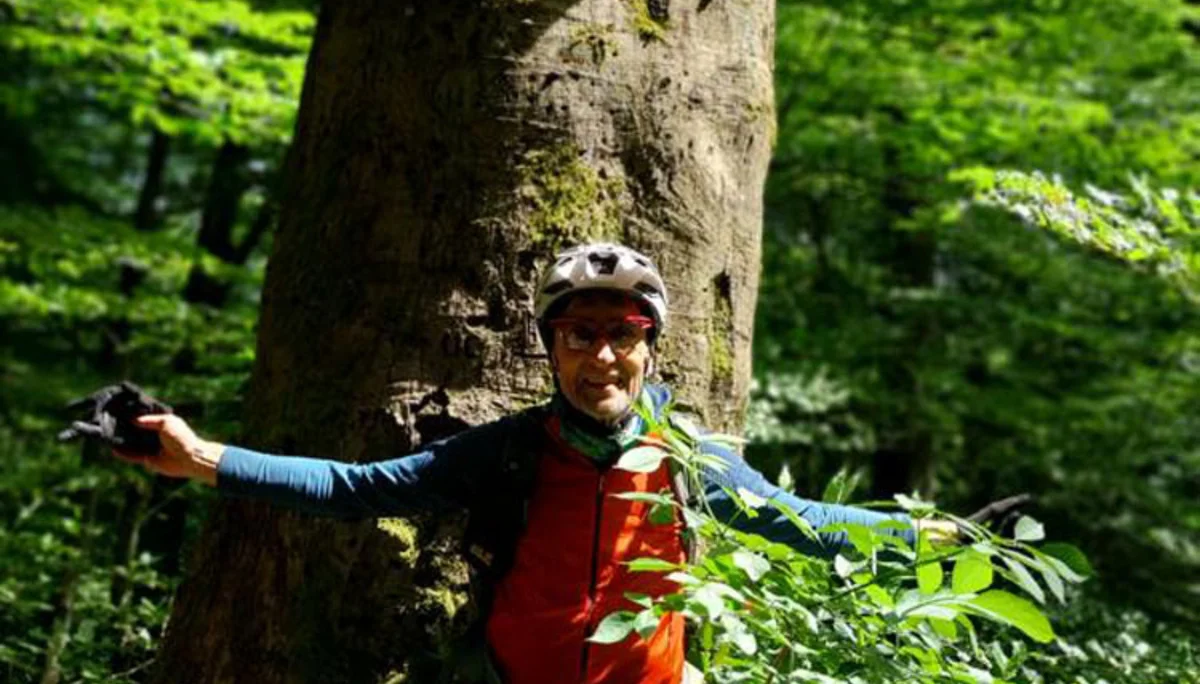 Pfalz Cross  mit Rucksack im südlichen Pfälzerwald | © Volkmar Zankl