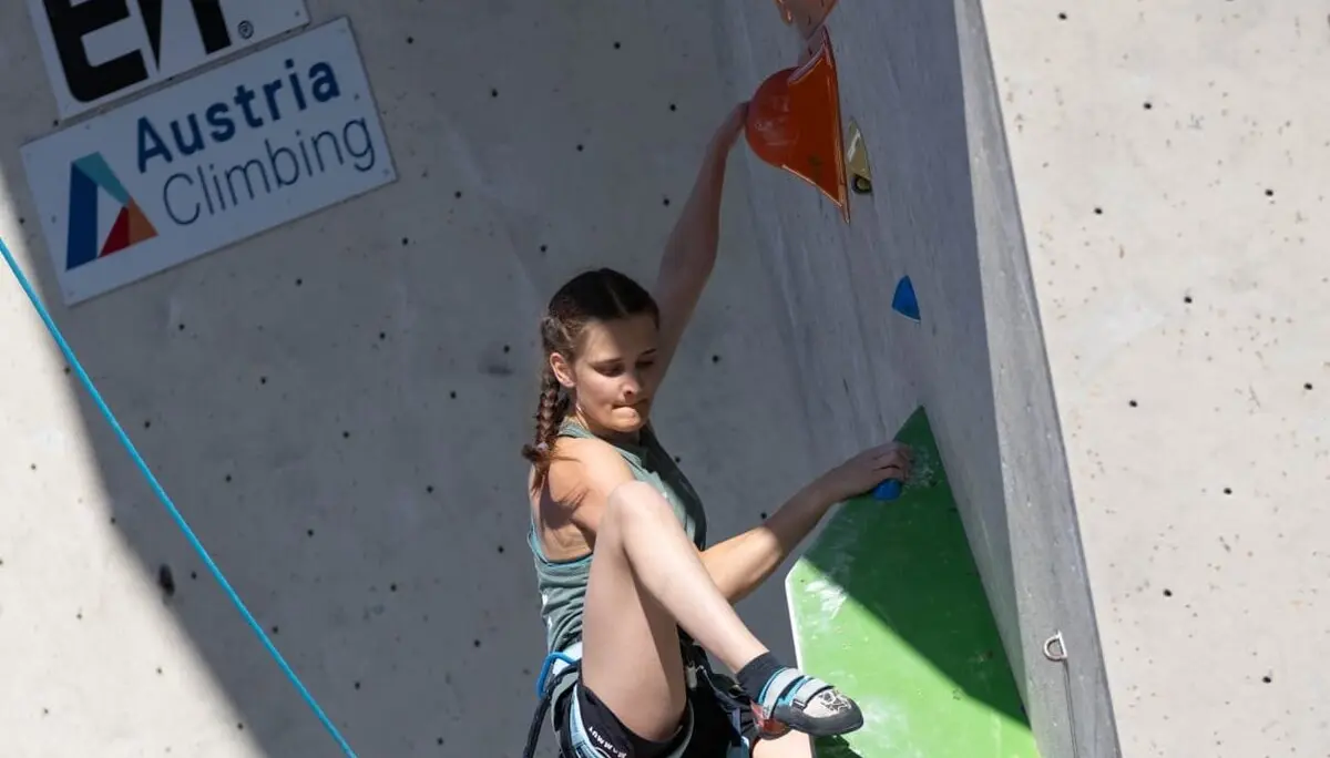 Rosalie Schaupert  biem klettern | © Jakob Mehltretter 