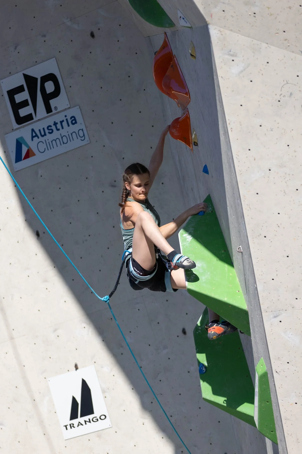 Rosalie Schaupert  biem klettern | © Jakob Mehltretter 