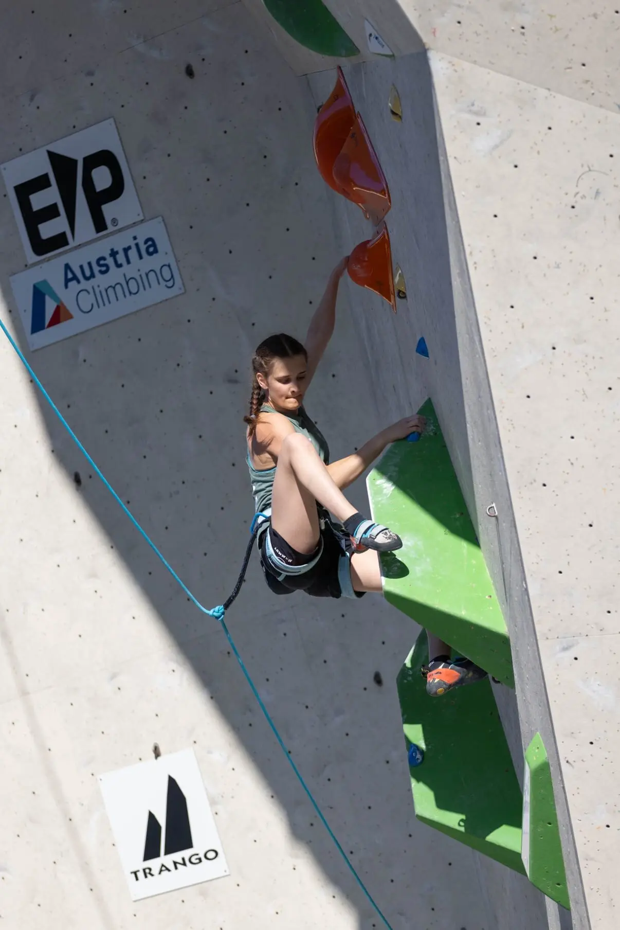 Rosalie Schaupert  biem klettern | © Jakob Mehltretter 
