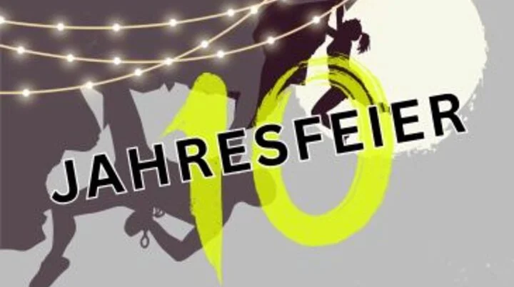 Plakat für Kletter Cup mit Silhouette eines Kletterers an einer Wand | © DAV AB