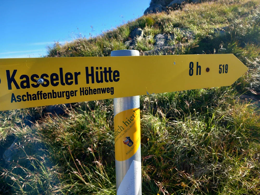 Impressionen vom Kontrollgang unseres Wegewarts Josef Sickenberger am Aschaffenburger Höhenweg | © Josef Sickenberger