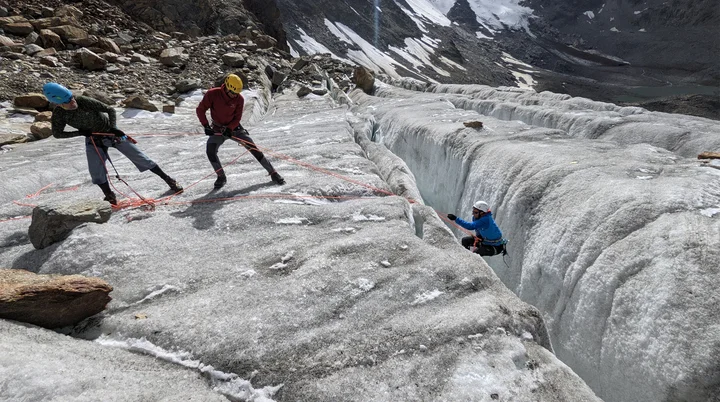 Spaltenbergung | © DAV AB