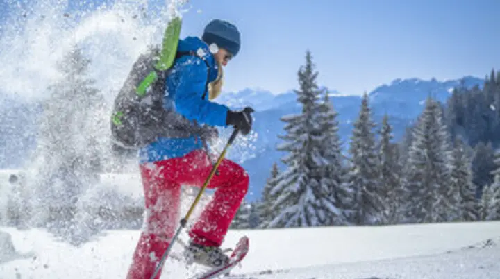 Schneeschuhgeherin | © DAV/Silvia Merz