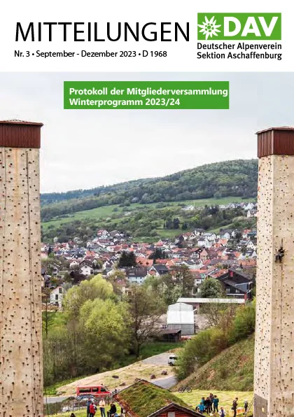 Cover Sektionsmitteilung 2023_3 | © DAV AB