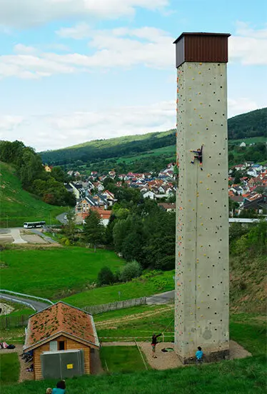 Kletterpfeiler Waldaschaff | © DAV AB